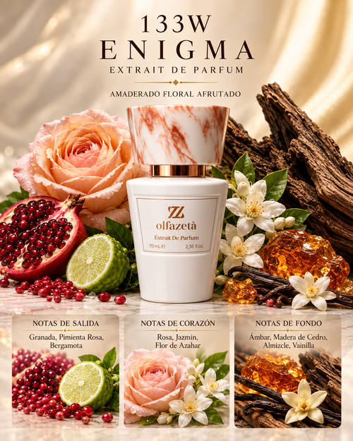 Enigma 133W – Extracto de Perfume para Mujer 30%